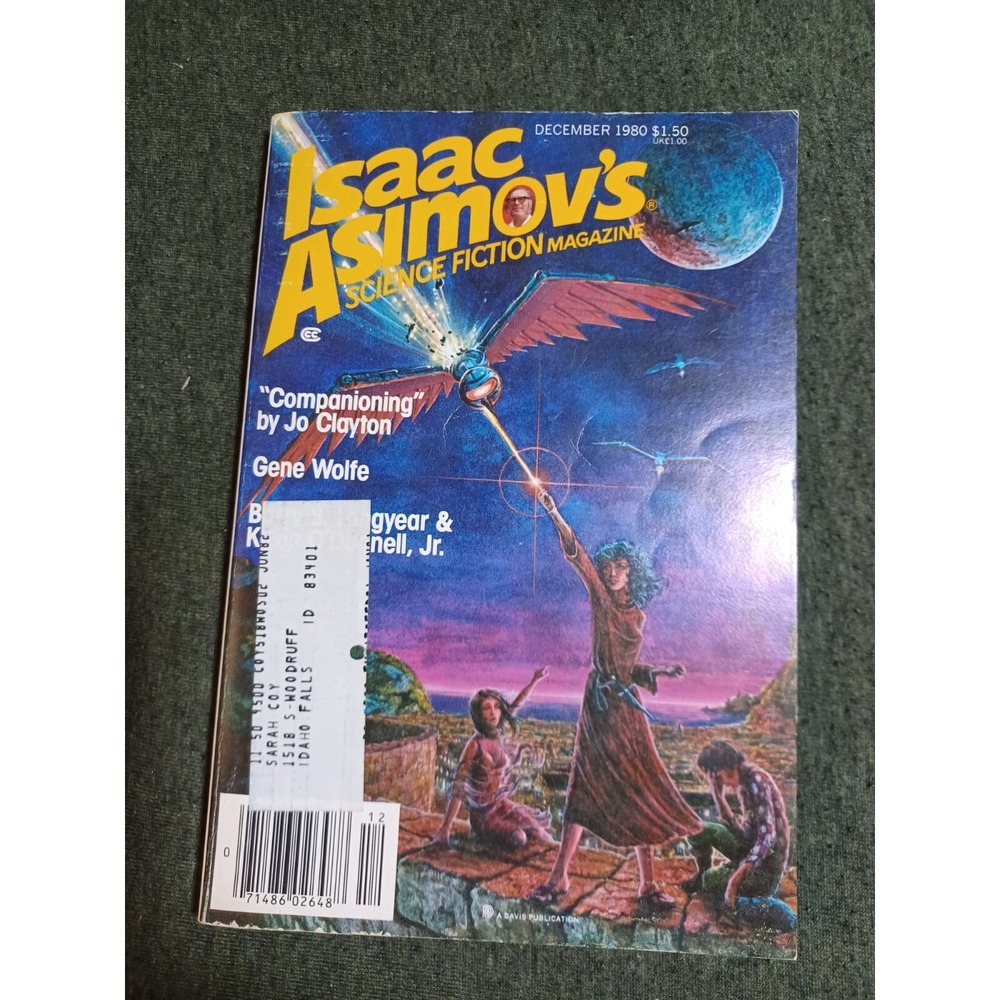 George H Scithers / Isaac Asimov's Science Fiction Magazine December 1980 Signed